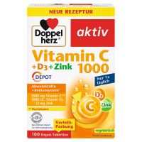 Доппельгерц Актив C1000+D3+Zink № 30 таб депо